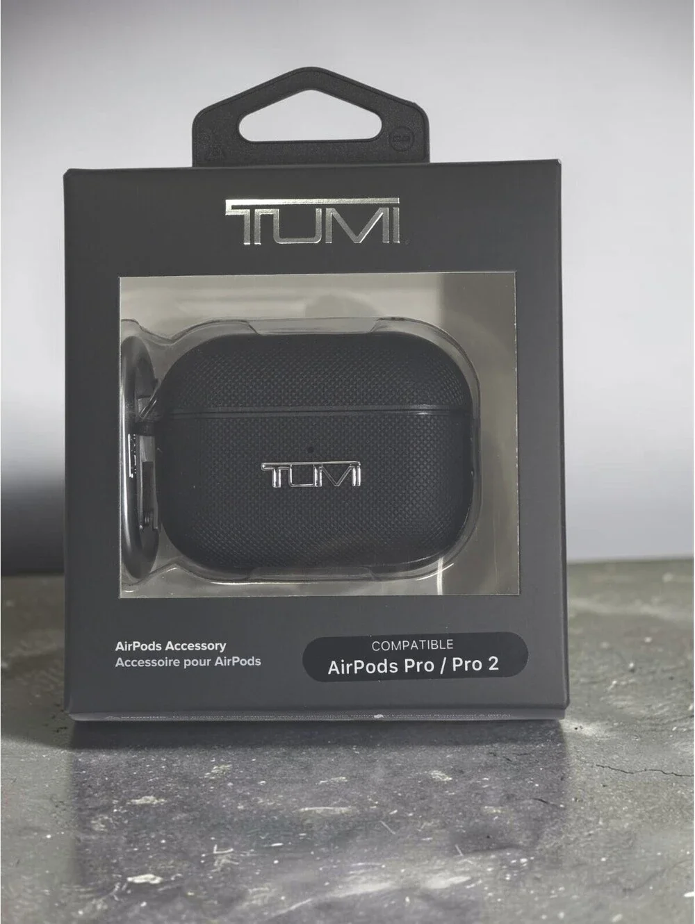 TUMI AirPods Pro Case Black| Compatible Pro & Pro 2 | New in Box